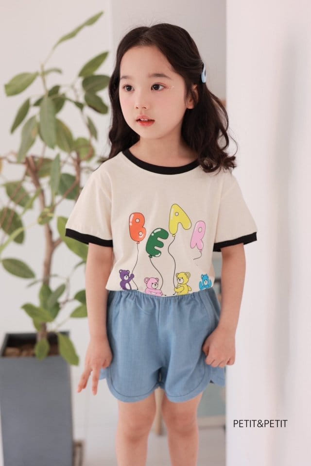 Petit & Petit - Korean Children Fashion - #designkidswear - Bear Color Tee - 10