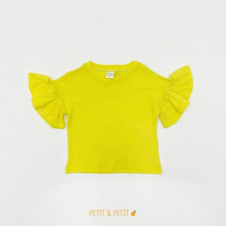 Petit & Petit - Korean Children Fashion - #designkidswear - Frill Tee