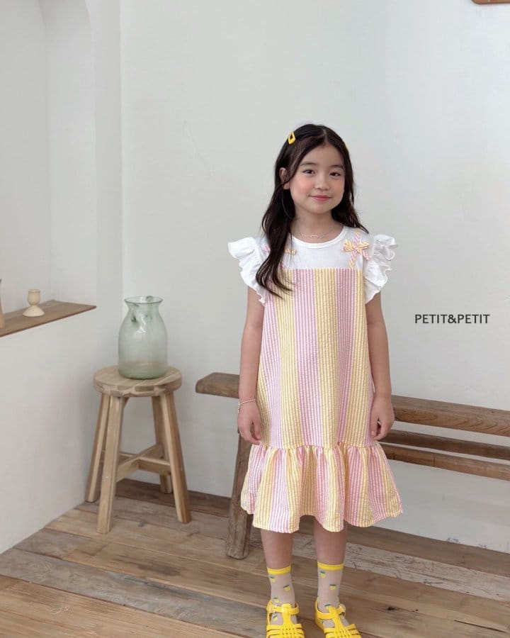 Petit & Petit - Korean Children Fashion - #discoveringself - Ribbon ST One-Piece