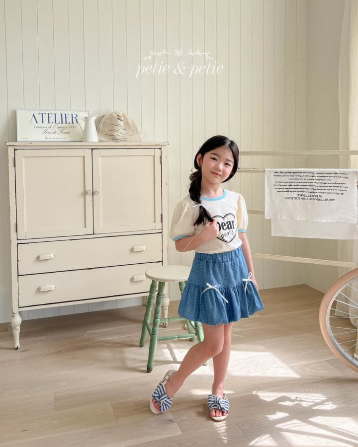 Petit & Petit - Korean Children Fashion - #kidsshorts - Dear Love Tee - 10