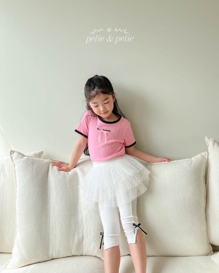 Petit & Petit - Korean Children Fashion - #kidsshorts - Mary Jane Tee - 2