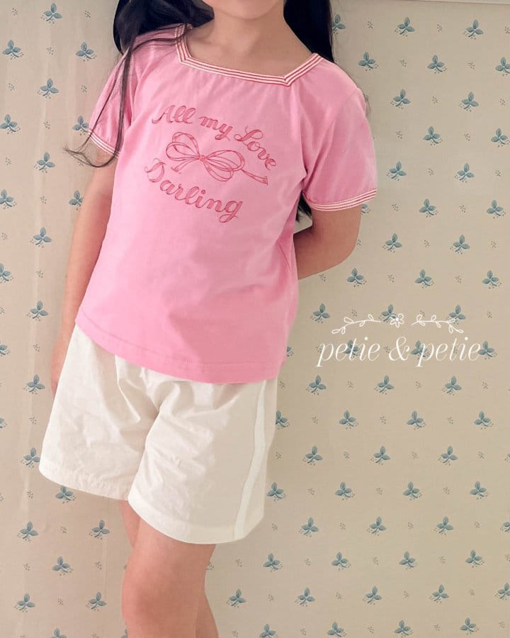 Petit & Petit - Korean Children Fashion - #kidsshorts - Darling Tee - 10