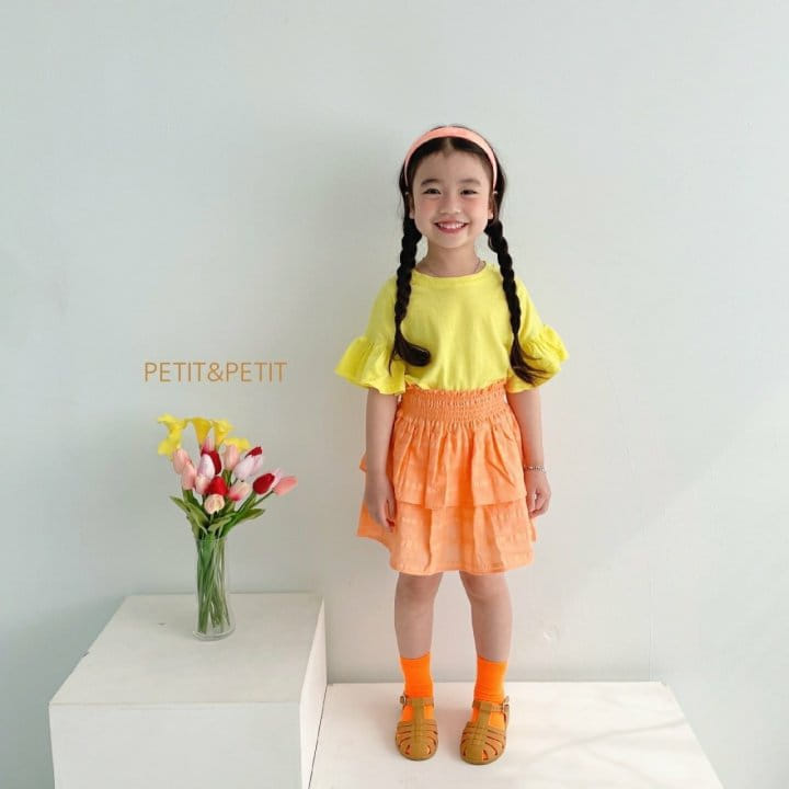 Petit & Petit - Korean Children Fashion - #fashionkids - Frill Tee - 4