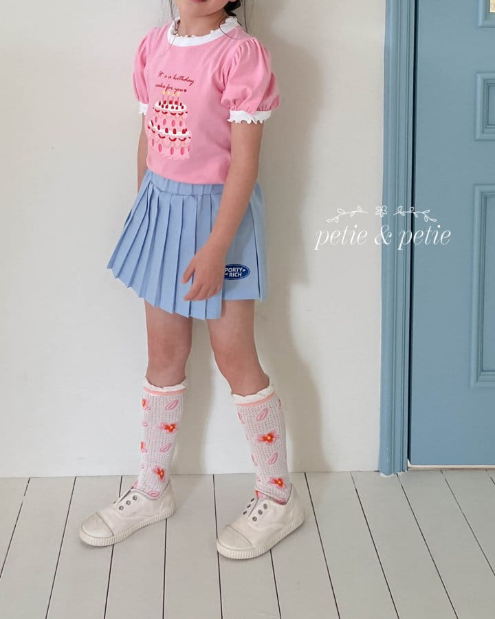 Petit & Petit - Korean Children Fashion - #kidsshorts - Wrinkle Skirt Pants - 4