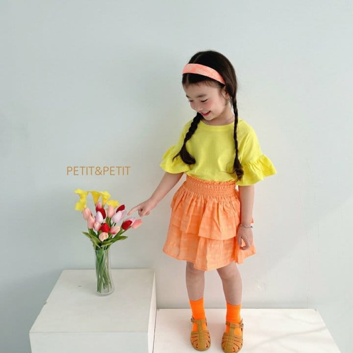 Petit & Petit - Korean Children Fashion - #kidsstore - Frill Tee - 5