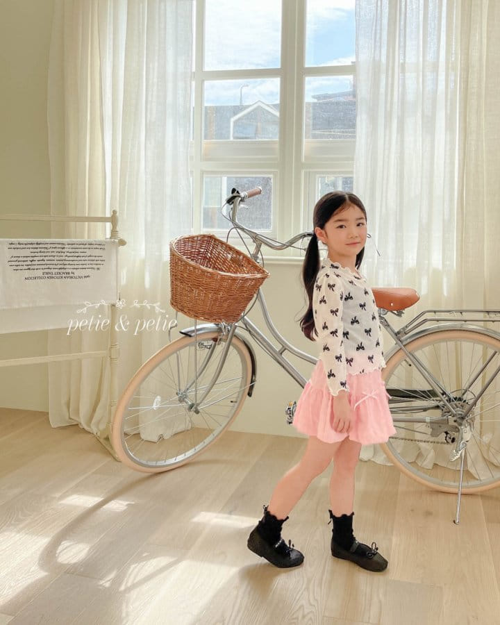 Petit & Petit - Korean Children Fashion - #kidzfashiontrend - Ribbon Cardigan - 3