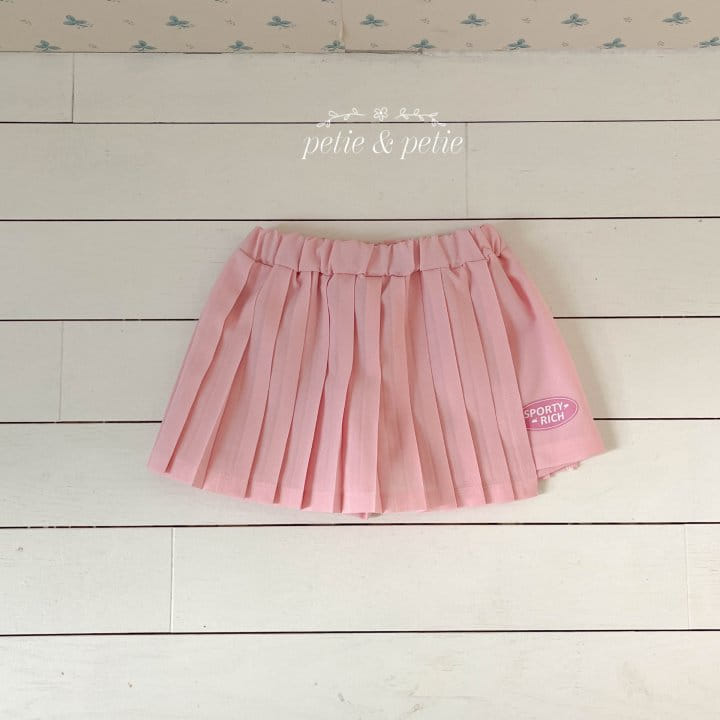 Petit & Petit - Korean Children Fashion - #littlefashionista - Wrinkle Skirt Pants - 7