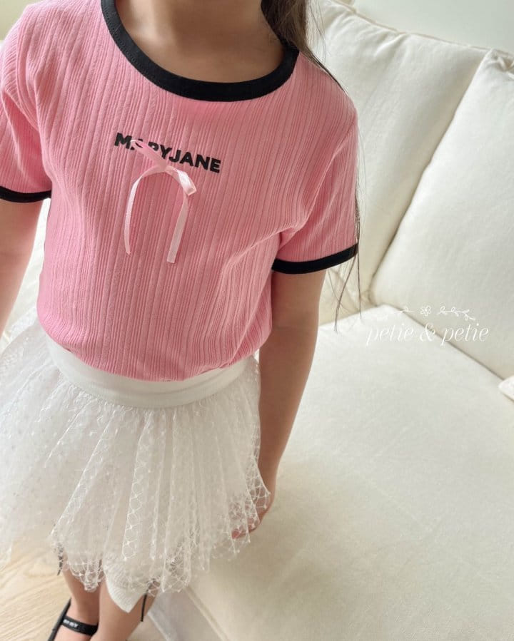 Petit & Petit - Korean Children Fashion - #littlefashionista - Mary Jane Tee - 6