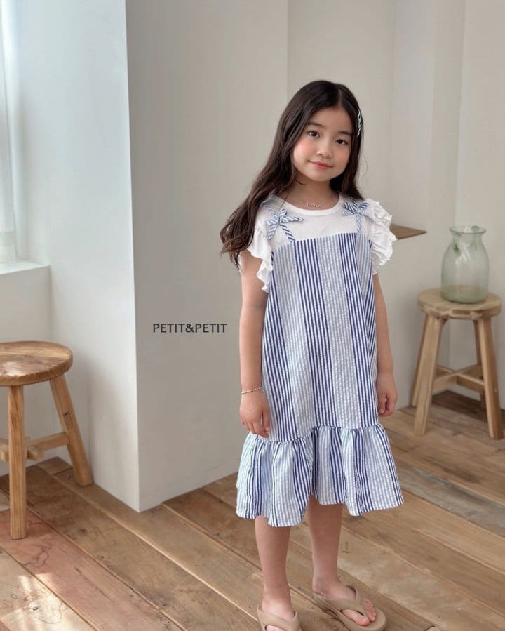 Petit & Petit - Korean Children Fashion - #littlefashionista - Ribbon ST One-Piece - 7