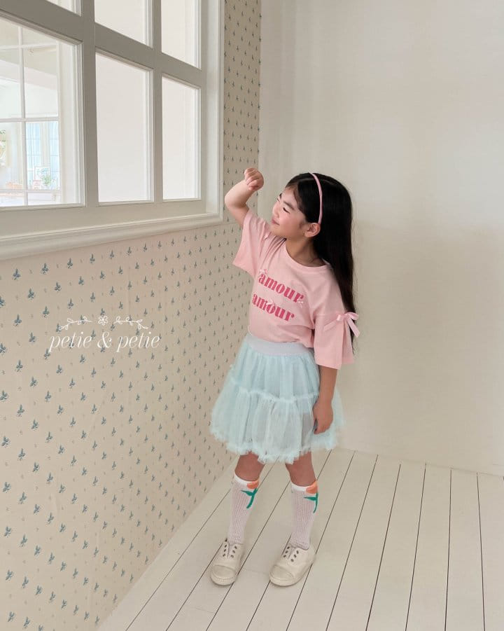 Petit & Petit - Korean Children Fashion - #minifashionista - Amur Ribbon Tee - 3