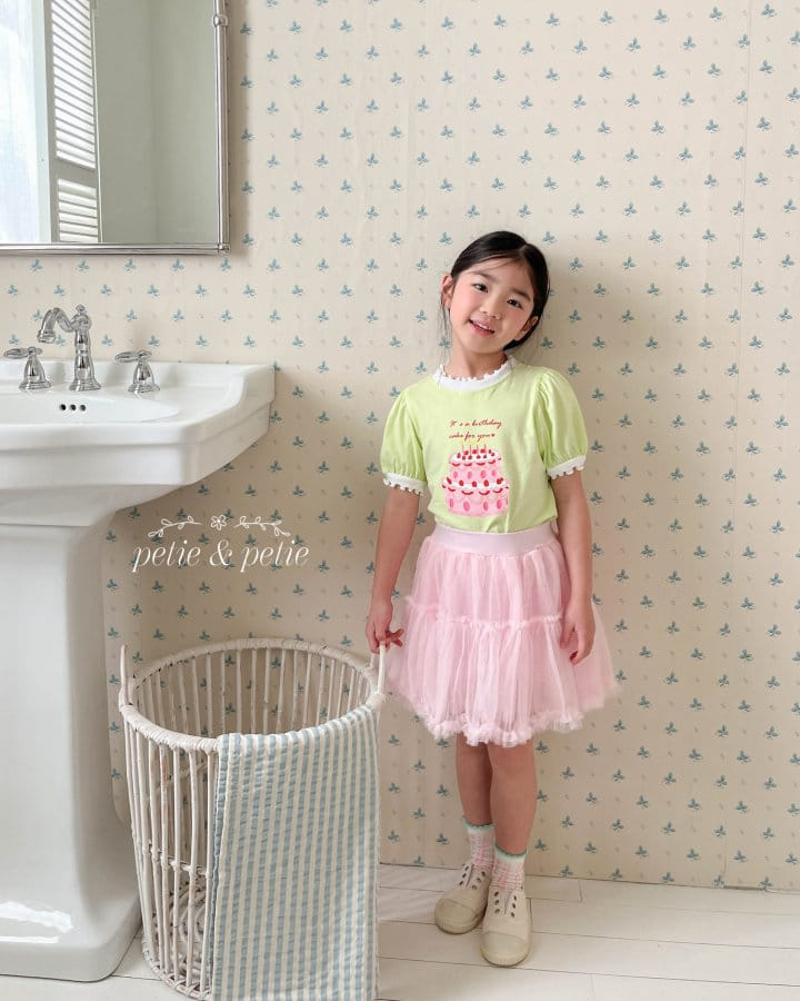 Petit & Petit - Korean Children Fashion - #prettylittlegirls - Tu Tu Skirt Leggings - 5