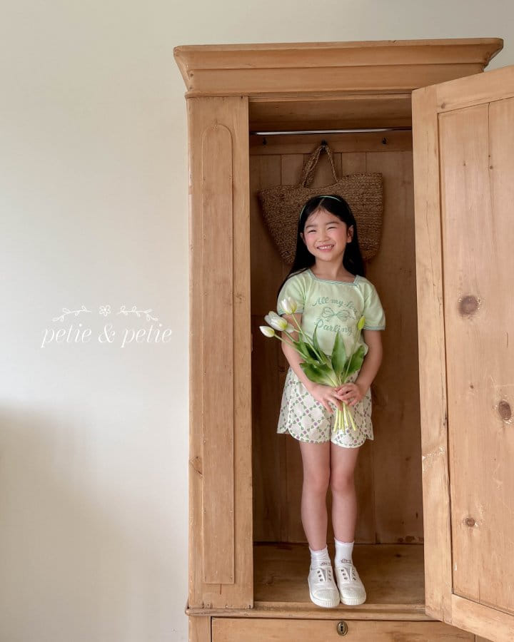 Petit & Petit - Korean Children Fashion - #prettylittlegirls - Flower Piping Pants - 2