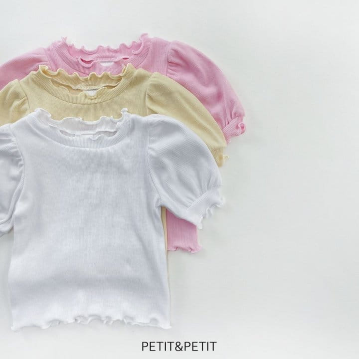 Petit & Petit - Korean Children Fashion - #prettylittlegirls - Puff Rib Tee - 5