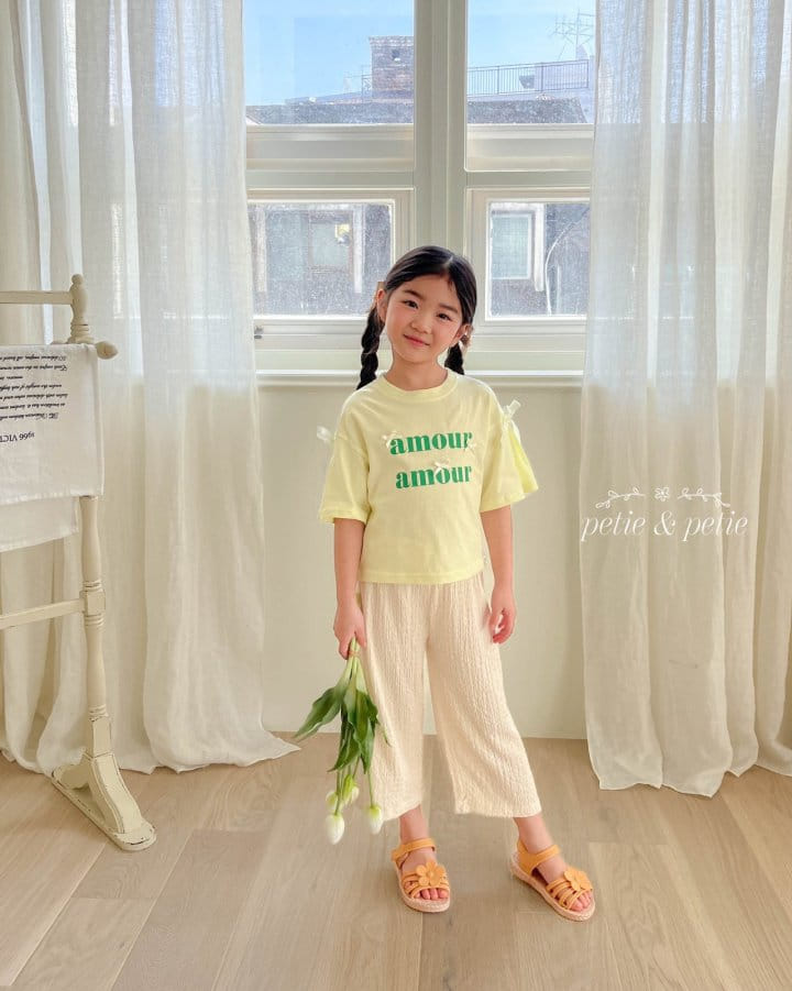 Petit & Petit - Korean Children Fashion - #stylishchildhood - Amur Ribbon Tee - 7