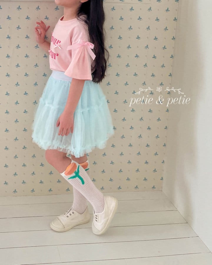Petit & Petit - Korean Children Fashion - #todddlerfashion - Amur Ribbon Tee - 5