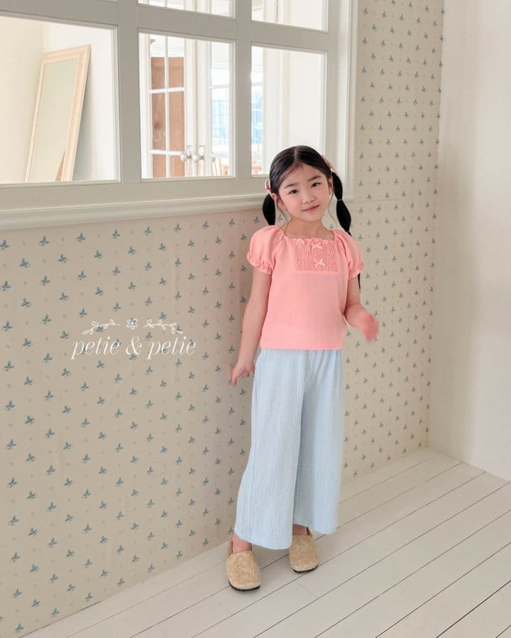 Petit & Petit - Korean Children Fashion - #toddlerclothing - Smoke Blouse