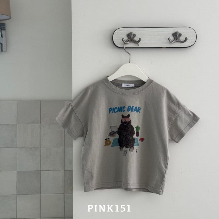 Pink151 - Korean Children Fashion - #Kfashion4kids - Picnic Bear Short Sleeve Tee - 8
