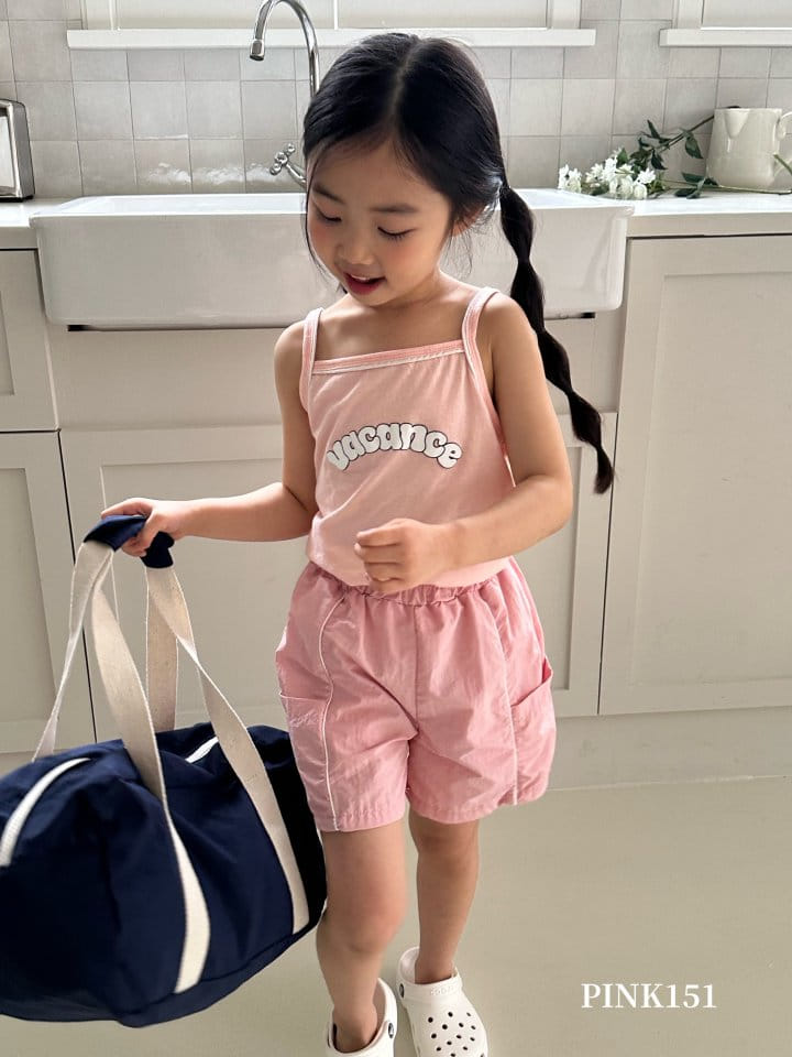 Pink151 - Korean Children Fashion - #childofig - Vacation Sleeveless Tee