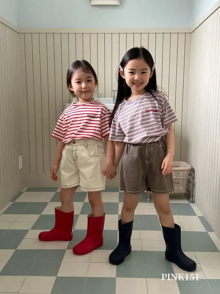 Pink151 - Korean Children Fashion - #childofig - Donut ST Short Sleeve Tee - 2