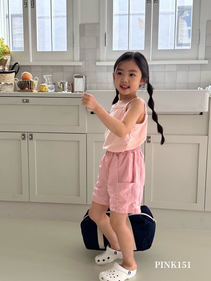 Pink151 - Korean Children Fashion - #childrensboutique - Vacation Sleeveless Tee - 2