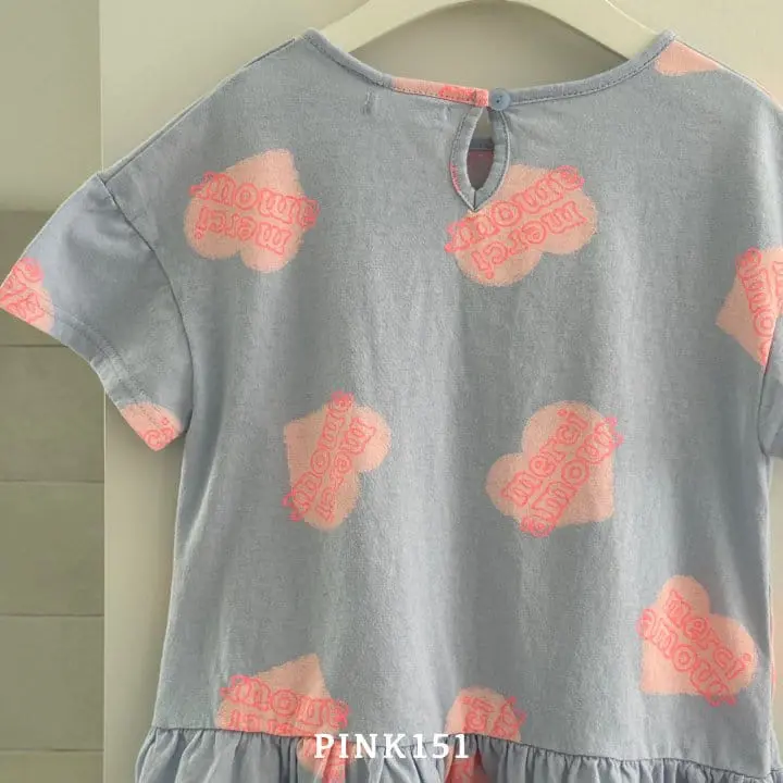 Pink151 - Korean Children Fashion - #designkidswear - Aqua One-Piece - 9