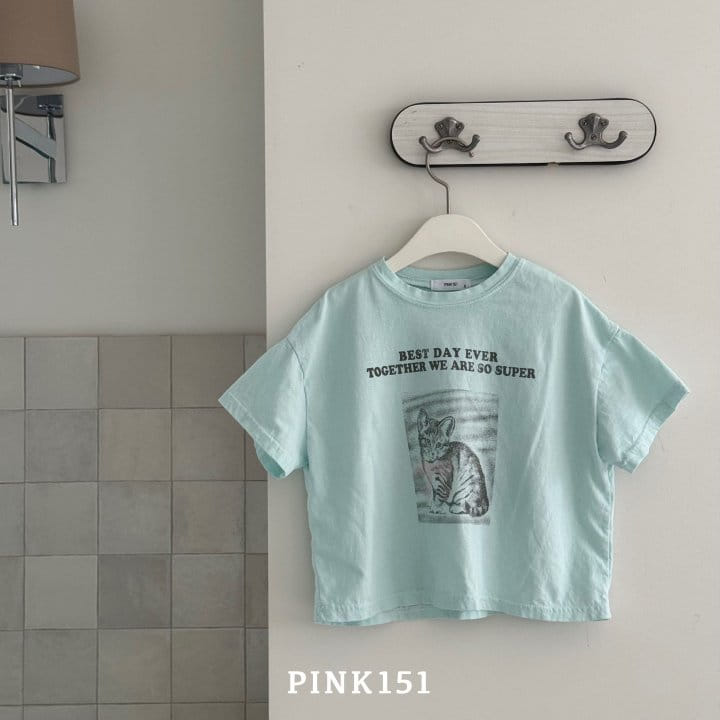 Pink151 - Korean Children Fashion - #designkidswear - Ribbon Cat Short Sleeve Tee - 7