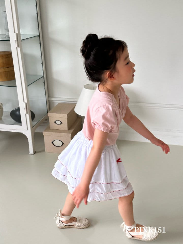 Pink151 - Korean Children Fashion - #discoveringself - Ribbon Kan Kan Skirt - 5