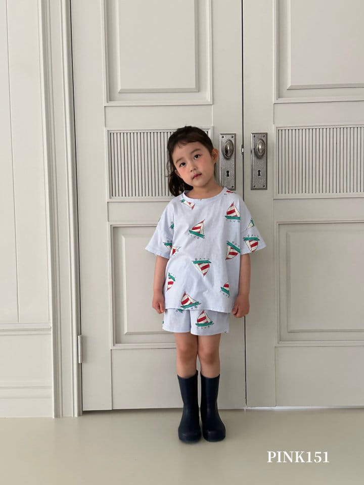 Pink151 - Korean Children Fashion - #discoveringself - Yacht Short Sleeve Tee - 11