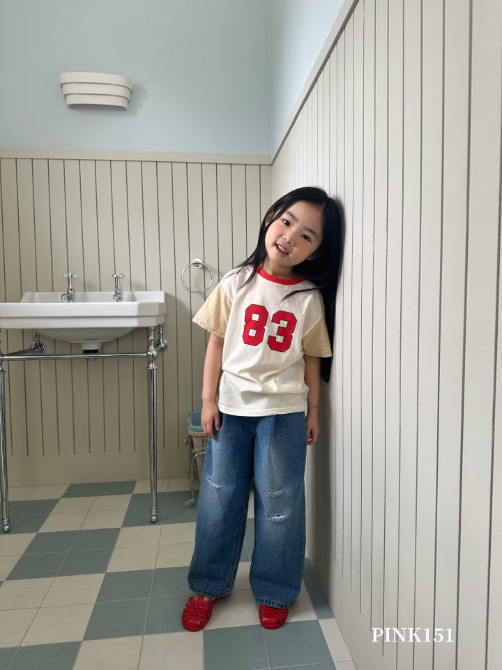Pink151 - Korean Children Fashion - #discoveringself - Tirple Color Short Sleeve Tee - 2
