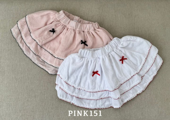 Pink151 - Korean Children Fashion - #fashionkids - Ribbon Kan Kan Skirt - 6