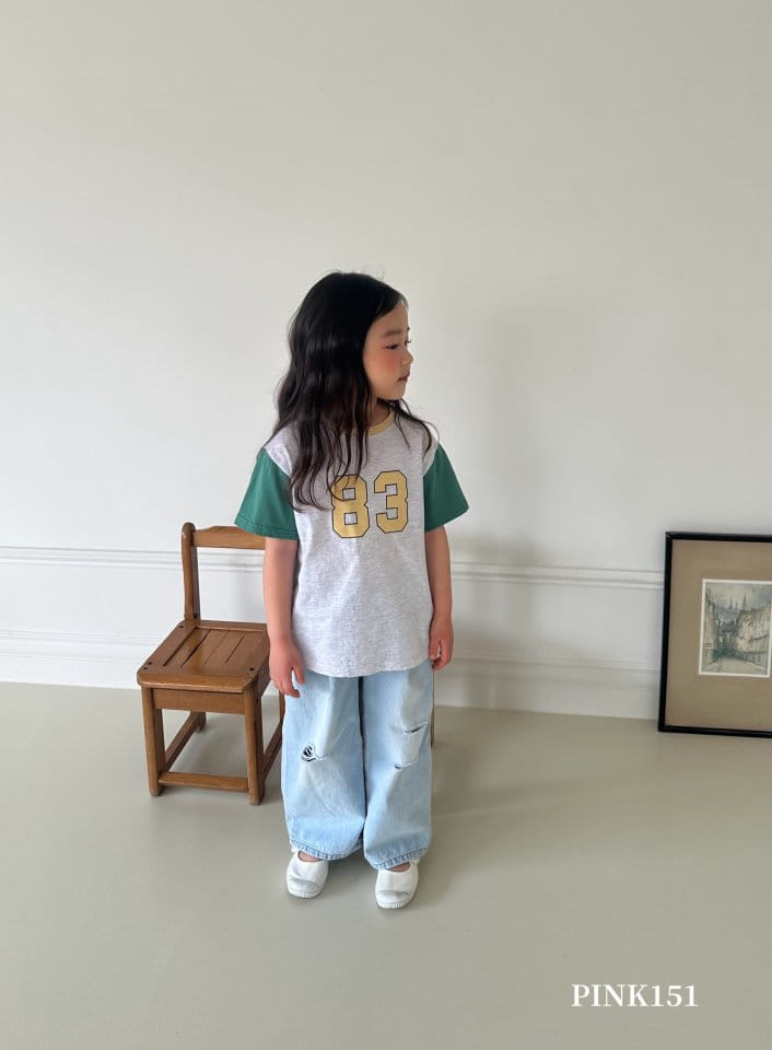 Pink151 - Korean Children Fashion - #fashionkids - Tirple Color Short Sleeve Tee - 4