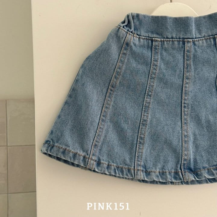 Pink151 - Korean Children Fashion - #kidsstore - 151 Slit Denim Skirt - 11