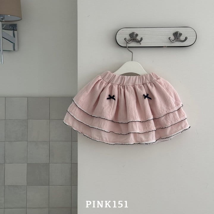 Pink151 - Korean Children Fashion - #kidsstore - Ribbon Kan Kan Skirt - 8