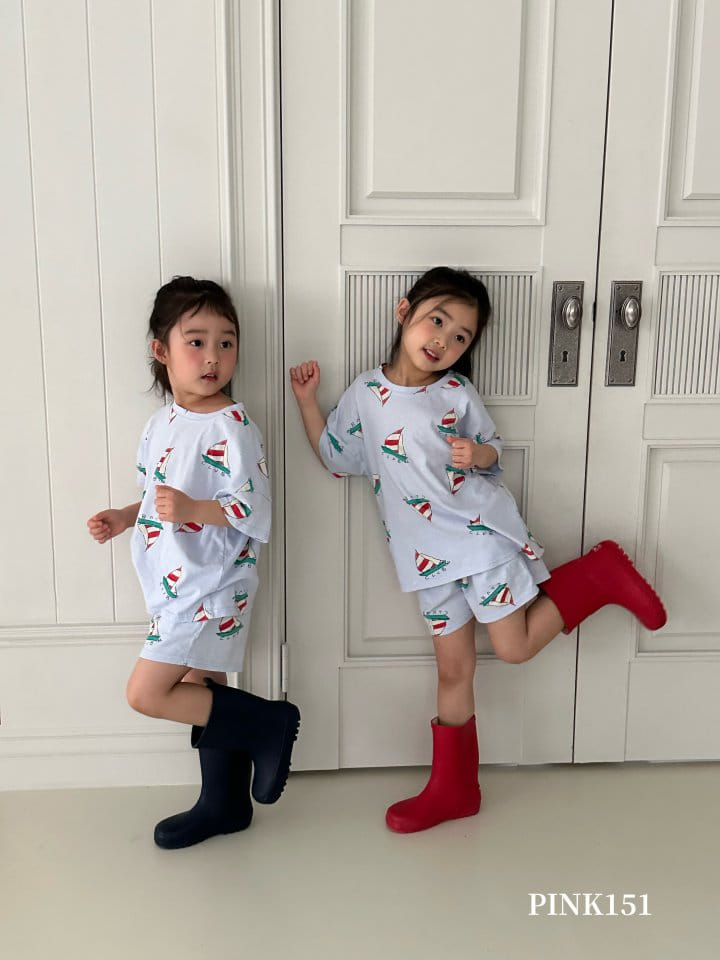 Pink151 - Korean Children Fashion - #kidzfashiontrend - Yacht Short Sleeve Tee