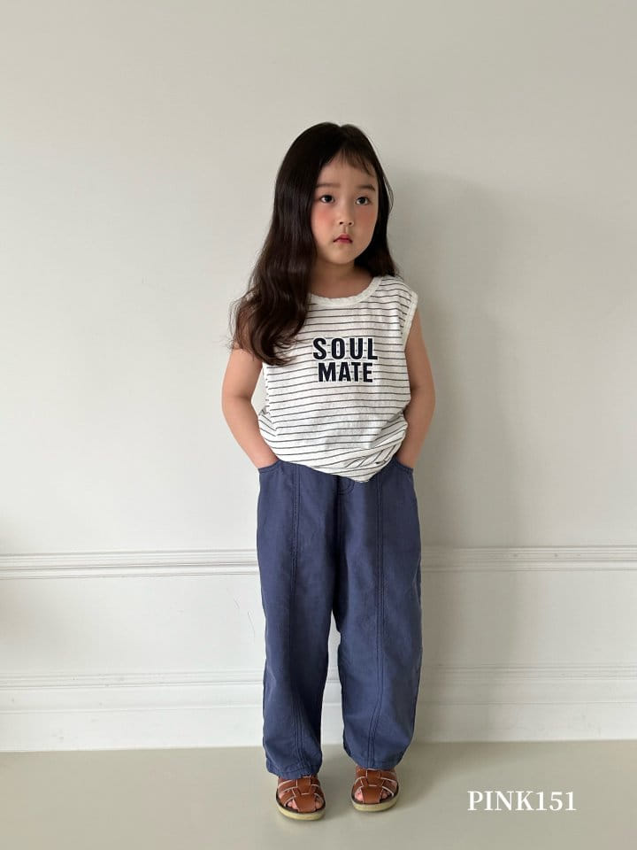 Pink151 - Korean Children Fashion - #kidzfashiontrend - Soulmate Sleeveless Tee - 11
