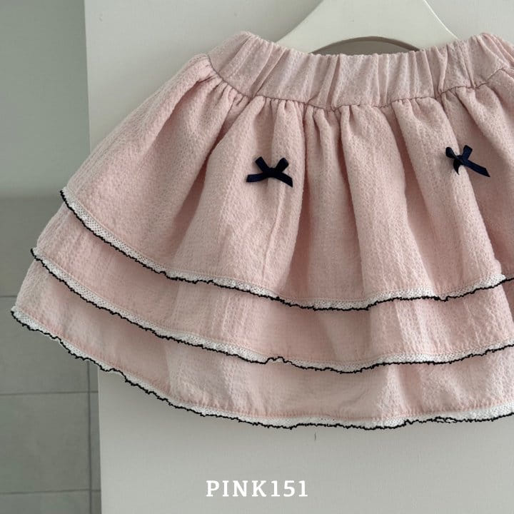Pink151 - Korean Children Fashion - #littlefashionista - Ribbon Kan Kan Skirt - 11