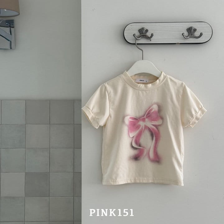 Pink151 - Korean Children Fashion - #littlefashionista - Pastel Ribbon Tee - 7