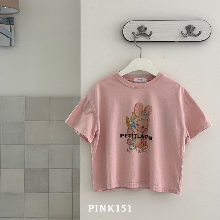 Pink151 - Korean Children Fashion - #littlefashionista - Vintage Rabbit Short Sleeve Tee - 10