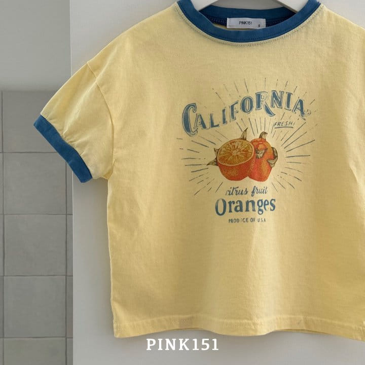 Pink151 - Korean Children Fashion - #littlefashionista - Fresh Orange Short Sleeve Tee - 7