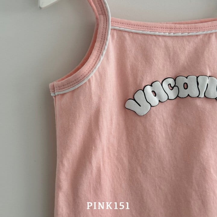 Pink151 - Korean Children Fashion - #magicofchildhood - Vacation Sleeveless Tee - 11