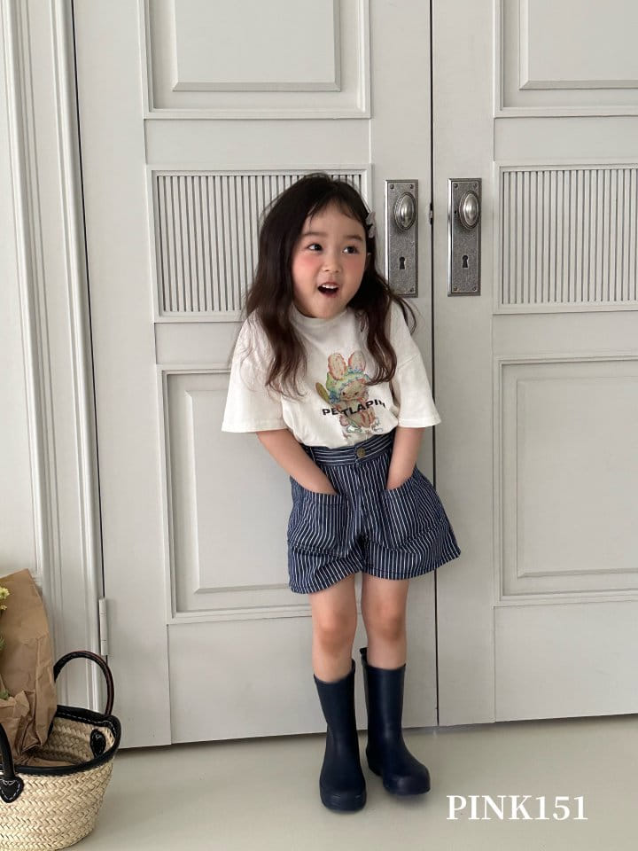 Pink151 - Korean Children Fashion - #magicofchildhood - Vintage Rabbit Short Sleeve Tee - 11