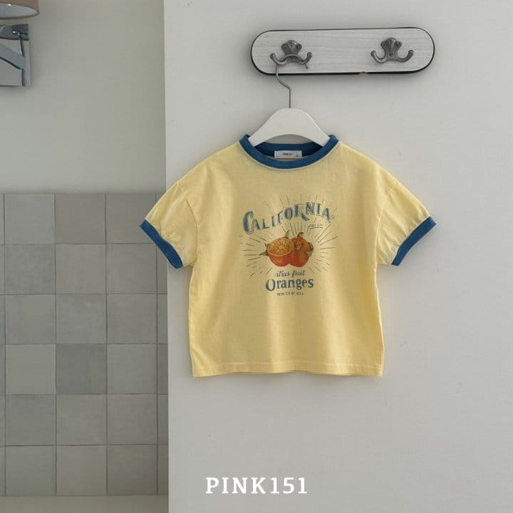 Pink151 - Korean Children Fashion - #magicofchildhood - Fresh Orange Short Sleeve Tee - 8