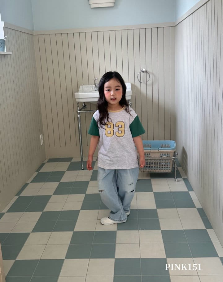 Pink151 - Korean Children Fashion - #todddlerfashion - City Vintage Denim Pants - 6