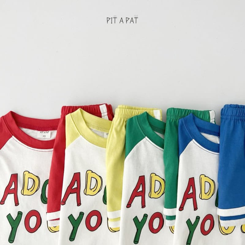 Pitapat - Korean Children Fashion - #discoveringself - Adore You Top Bottom Set - 7