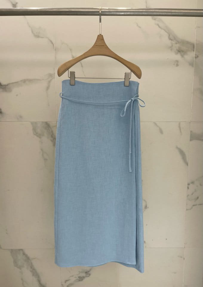 Plushong - Korean Women Fashion - #shopsmall - L Wrap Skirt - 2