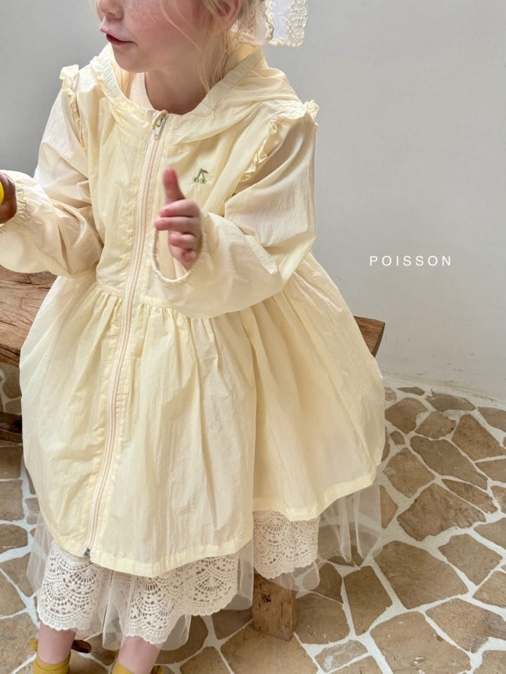 Poisson - Korean Children Fashion - #kidsshorts - Cherry Wind Jacket - 2