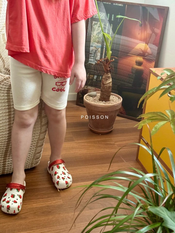 Poisson - Korean Children Fashion - #kidsshorts - Berry Waffle Leggings - 4