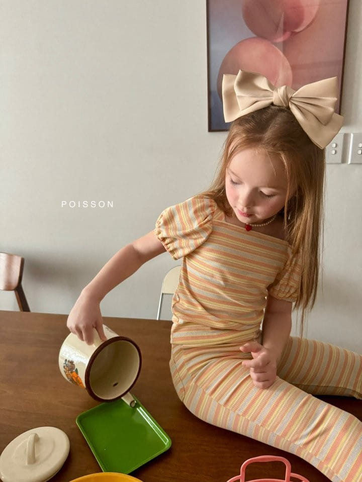 Poisson - Korean Children Fashion - #kidzfashiontrend - Vivi ST Top Bottom Set - 5
