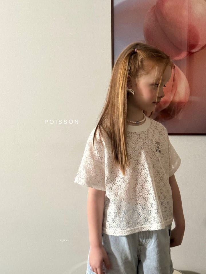 Poisson - Korean Children Fashion - #magicofchildhood - Dual Lace Sweatshirt - 8