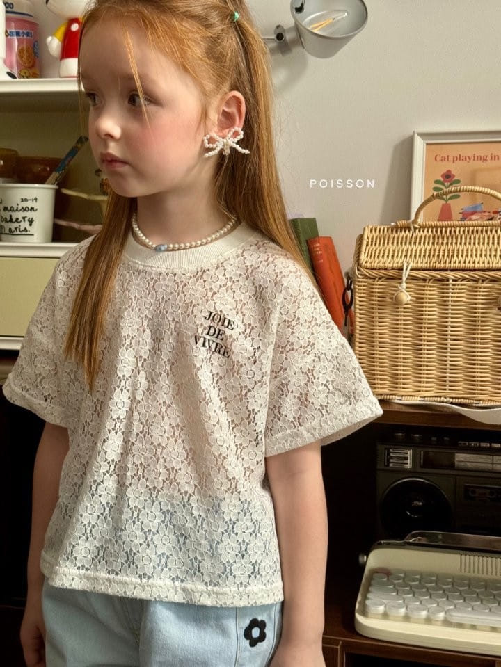 Poisson - Korean Children Fashion - #minifashionista - Dual Lace Sweatshirt - 9